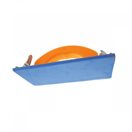 Drisca din metal cu burete FAE-30347, slefuitor 180x85mm , manual , cu maner de plastic si cleme laterale [1]