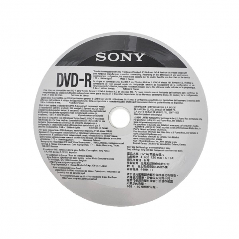 DVD-R 4.7 Gb, 16X, Sony, set 25 bucati [6]