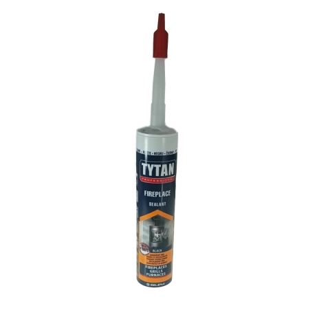 Etansanti si siliconi - Etansant pentru seminee si cuptoare, 280ml, Fireplace sealant Tytan Professional 18024, negru