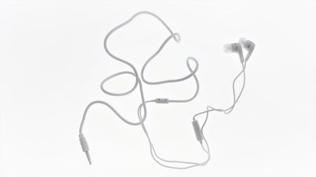 FIESTA EARPHONES+MIC MINI JACK XT-7210 WHITE [43506] [2]