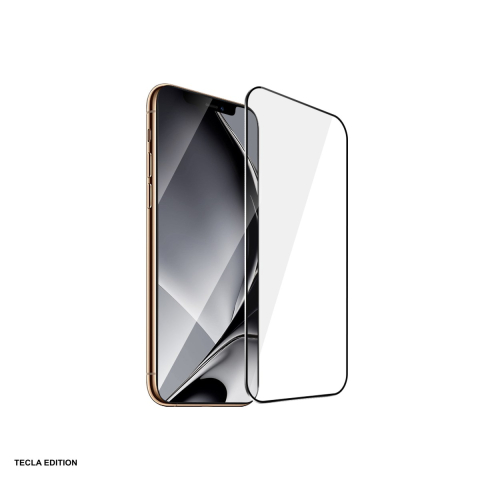 Folii protectie telefoane - Folie sticla temperata, cu rama metalica neagra, pentru Apple iPhone XS / iPhone 11 Pro Max / iPhone XS Max