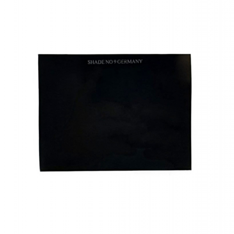 Echipament protectie - Geam filtru din sticla fumurie, pentru sudura, culoare 9, 80x100mm