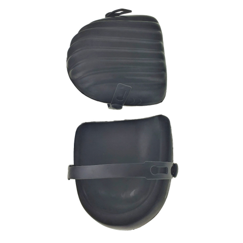 Genunchiere de protectie, din spuma , marime universala, cu prindere ajustabila, set 2 bucati, negre [2]