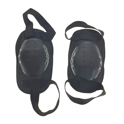 Genunchiere - Genunchiere de protectie, marime universala, cu prindere ajustabila, set 2 bucati, negre