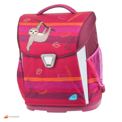 Gama de rucsacuri - Ghiozdan Schneiders Lazy Lewis cu penar, etui si sac de sport, 31x40x22 cm, 24 l, rosu
