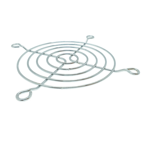 Grila de protectie ventilator 80 mm, din otel, argintie [8]