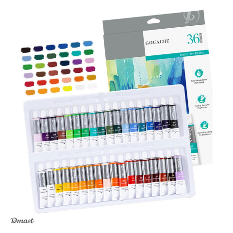 Handmade Creativ si Hobby - Guase Dmast by Pebeo, 36 culori 12 ml, asortate
