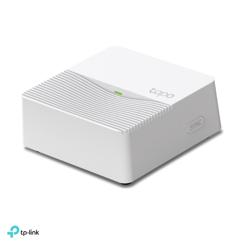 Smart home - Hub smart TP-Link Tapo H200, Wi-Fi 2.4 GHz si Sub-1G 868 MHz, pana la 64 de dispozitive si 4 camere, slot microSD, alarma si sonerie, alb