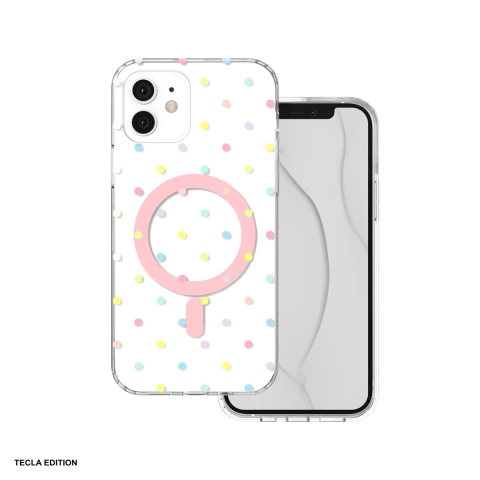 Huse si protectii pentru iPhone 11 - Husa Bubble Dots Mag pentru Apple iPhone 11, Carcasa magnetica, Alb