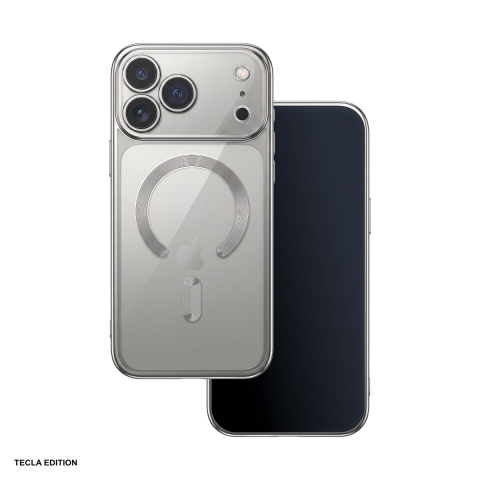 Huse si protectii smartphone - Husa Color Chrome Mag pentru iPhone 17 Pro Max, Carcasa magnetica, TPU (poliuretan termoplastic), Argintiu