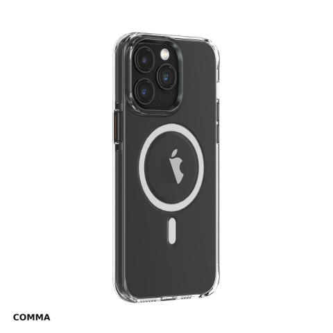 Huse si protectii pentru iPhone 15 Plus - Husa Comma Crystal Mag pentru Apple iPhone 15 Plus, Carcasa magnetica, Transparent