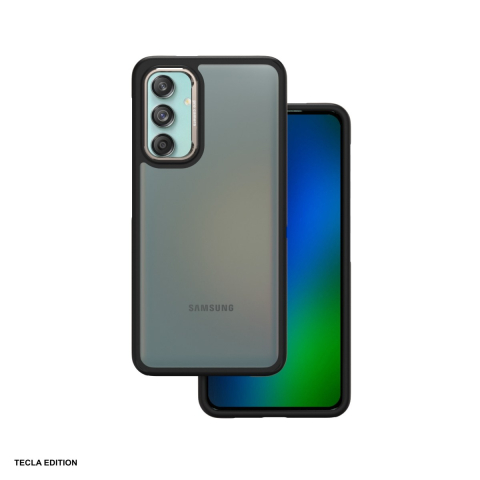 Huse si protectii pentru Samsung Galaxy M55 - Husa Crystal Black pentru Samsung Galaxy M55, Carcasa, Gri