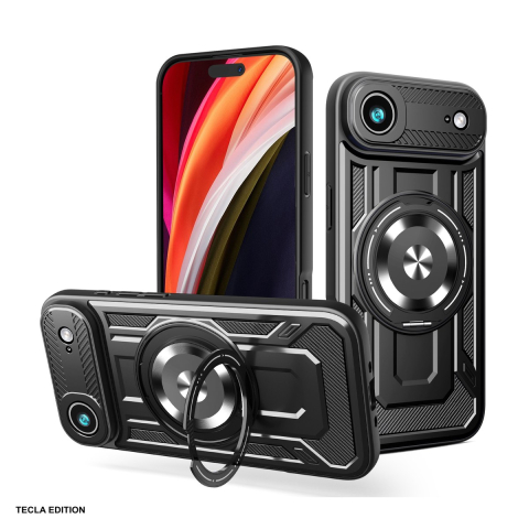 Huse si protectii pentru iPhone 17 Air - Husa Defender Armor Mag pentru Apple iPhone 17 Air, Carcasa magnetica, Negru