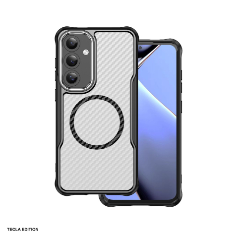 Huse si protectii pentru Samsung Galaxy S26 Plus - Husa Defender Carbon Mag pentru Samsung Galaxy S26 Plus, Carcasa magnetica, Negru