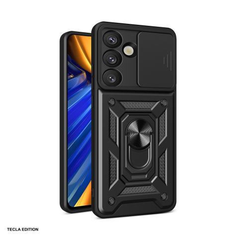 Huse si protectii pentru Samsung Galaxy S25 - Husa Defender Slide pentru Samsung Galaxy S25, Carcasa, Negru