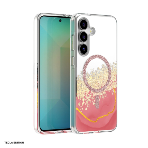 Huse si protectii pentru Samsung Galaxy S26 Plus - Husa Epoxy Mag pentru Samsung Galaxy S26 Plus, Carcasa magnetica, Roz