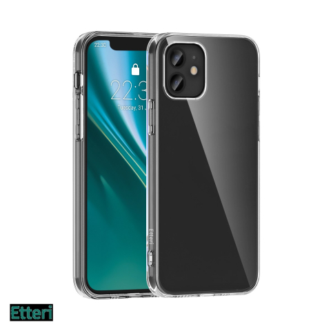 Huse si protectii pentru iPhone 12 Pro - Husa Etteri Clear pentru Apple iPhone 12 Pro, iPhone 12, Carcasa, Transparent