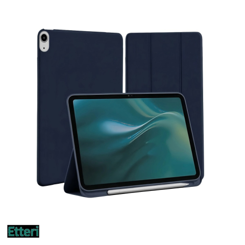 Huse si protectii pentru Apple iPad Air 10.9 (gen 4/5) - Husa Etteri pentru Apple iPad Air 10.9 (gen 4/5), Carcasa magnetica, Albastru