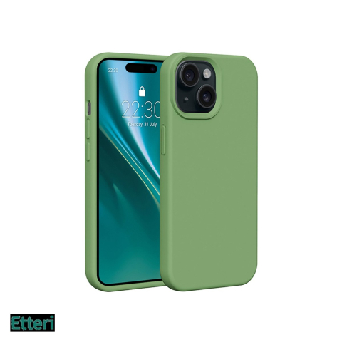 Huse si protectii pentru iPhone 11 - Husa Etteri Silicone pentru Apple iPhone 11, Carcasa, Verde