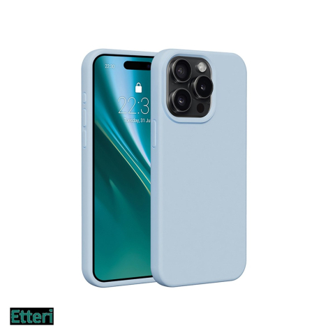 Huse si protectii pentru iPhone 12 Pro - Husa Etteri Silicone pentru Apple iPhone 12 Pro, iPhone 12, Carcasa, Albastru
