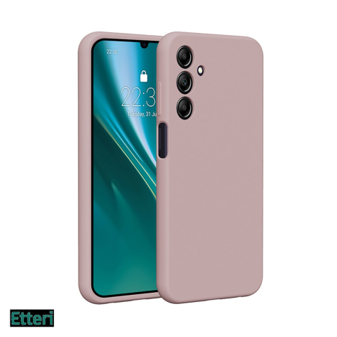 Huse si protectii pentru Samsung Galaxy A25 5G - Husa Etteri Silicone pentru Samsung Galaxy A25 5G (Global), Carcasa, Roz