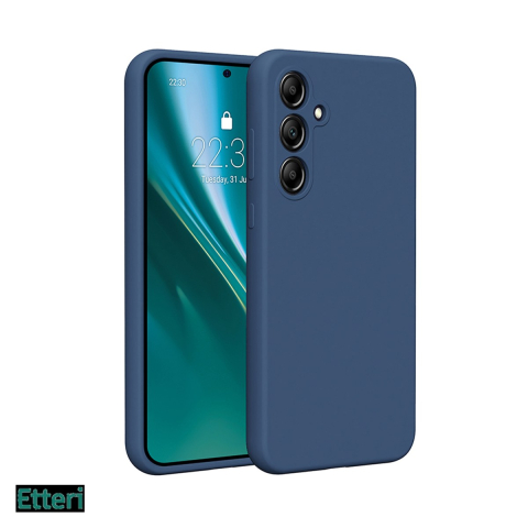Huse si protectii pentru Samsung Galaxy A35 5G - Husa Etteri Silicone pentru Samsung Galaxy A35 5G, Carcasa, Albastru