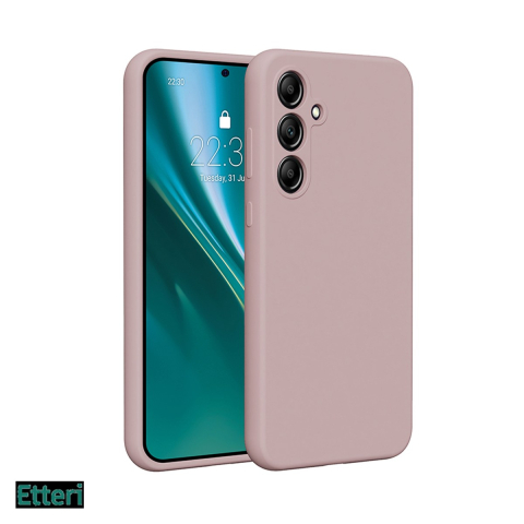 Huse si protectii pentru Samsung Galaxy A35 5G - Husa Etteri Silicone pentru Samsung Galaxy A35 5G, Carcasa, Roz