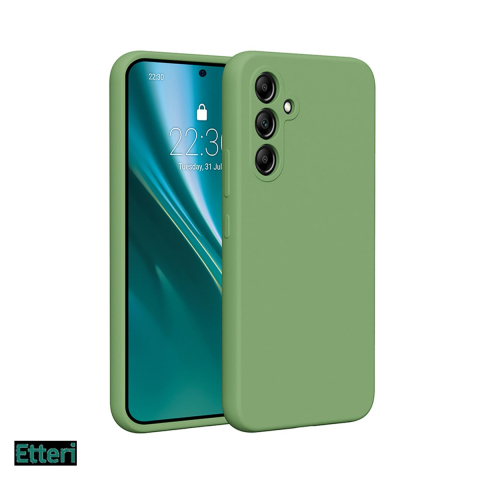 Huse si protectii pentru Samsung Galaxy A54 5G - Husa Etteri Silicone pentru Samsung Galaxy A54 5G, Carcasa, Verde