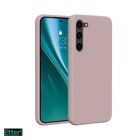Huse si protectii pentru Samsung Galaxy S23 Plus - Husa Etteri Silicone pentru Samsung Galaxy S23 Plus, Carcasa, Roz