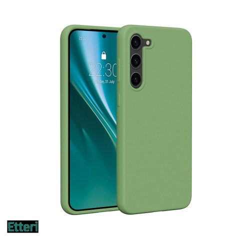 Huse si protectii pentru Samsung Galaxy S23 Plus - Husa Etteri Silicone pentru Samsung Galaxy S23 Plus, Carcasa, Verde