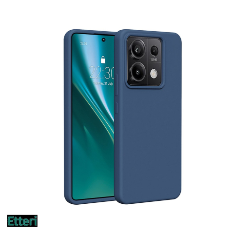 Huse si protectii pentru Xiaomi Redmi 15C Global - Husa Etteri Silicone pentru Xiaomi Redmi 15C Global, Carcasa, Albastru