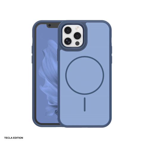 Huse si protectii pentru iPhone 12 Pro - Husa Frame Thin Mag pentru Apple iPhone 12 Pro, iPhone 12, Carcasa magnetica, Albastru inchis