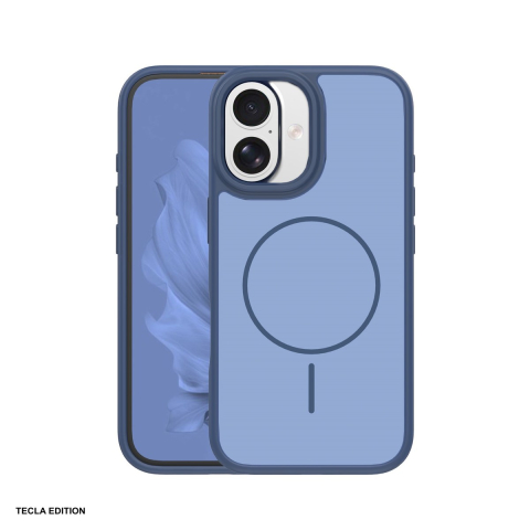 Huse si protectii pentru iPhone 16 - Husa Frame Thin Mag pentru Apple iPhone 16, Carcasa magnetica, Albastru inchis