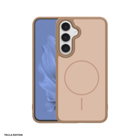 Huse si protectii pentru Samsung Galaxy S26 Plus - Husa Frame Thin Mag pentru Samsung Galaxy S26 Plus, Carcasa magnetica, Maro