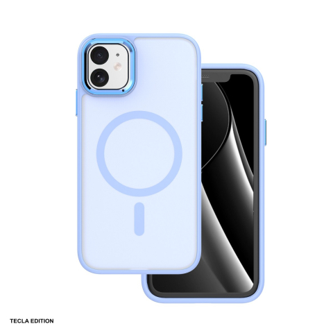 Huse si protectii pentru iPhone 11 - Husa Frozen Mag pentru Apple iPhone 11, Carcasa magnetica, Albastru