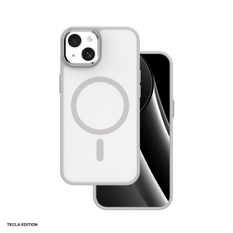 Huse si protectii pentru iPhone 13 - Husa Frozen Mag pentru Apple iPhone 13, Carcasa magnetica, Gri