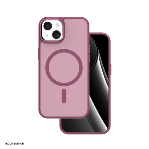 Huse si protectii pentru iPhone 13 - Husa Frozen Mag pentru Apple iPhone 13, Carcasa magnetica, Rosu