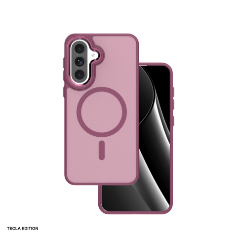 Huse si protectii pentru Samsung Galaxy A37 5G - Husa Frozen Mag pentru Samsung Galaxy A37 5G, Carcasa magnetica, Rosu