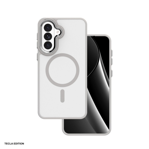 Huse si protectii pentru Samsung Galaxy A57 5G - Husa Frozen Mag pentru Samsung Galaxy A57 5G, Carcasa magnetica, Gri