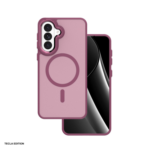 Huse si protectii pentru Samsung Galaxy A57 5G - Husa Frozen Mag pentru Samsung Galaxy A57 5G, Carcasa magnetica, Rosu