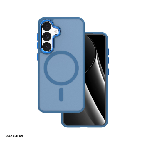 Huse si protectii pentru Samsung Galaxy S24 FE - Husa Frozen Mag pentru Samsung Galaxy S24 FE, Carcasa magnetica, Albastru
