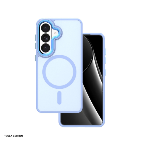 Huse si protectii pentru Samsung Galaxy S26 Plus - Husa Frozen Mag pentru Samsung Galaxy S26 Plus, Carcasa magnetica, Albastru
