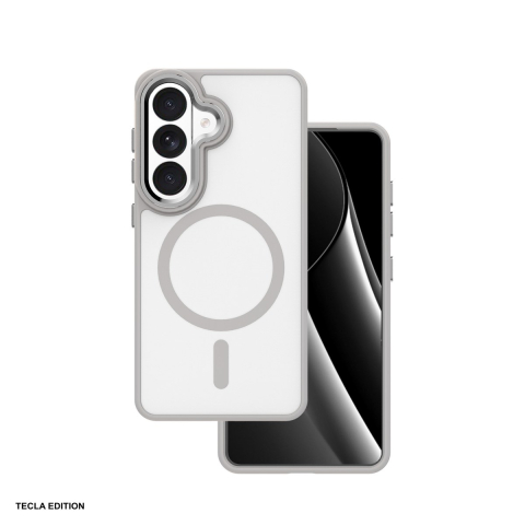 Huse si protectii pentru Samsung Galaxy S26 Plus - Husa Frozen Mag pentru Samsung Galaxy S26 Plus, Carcasa magnetica, Gri
