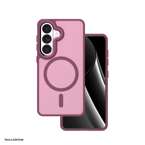 Huse si protectii pentru Samsung Galaxy S26 Plus - Husa Frozen Mag pentru Samsung Galaxy S26 Plus, Carcasa magnetica, Rosu