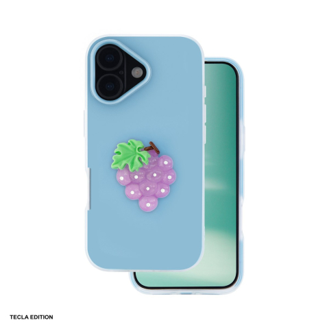 Huse si protectii pentru iPhone 16 - Husa Fruit 2in1 pentru Apple iPhone 16, Carcasa, Albastru