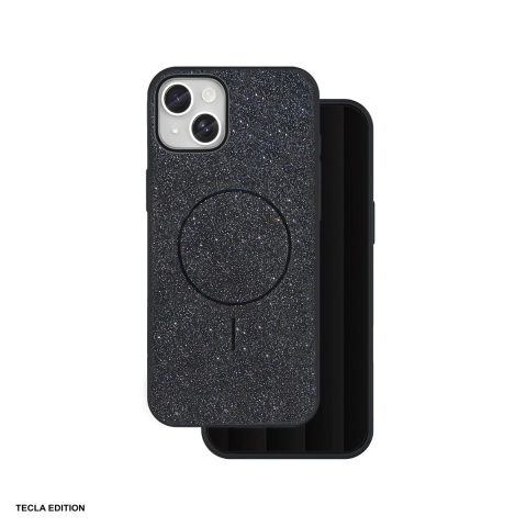 Huse si protectii pentru iPhone 14 - Husa Glitter Thin Mag pentru Apple iPhone 14, Carcasa magnetica, Negru