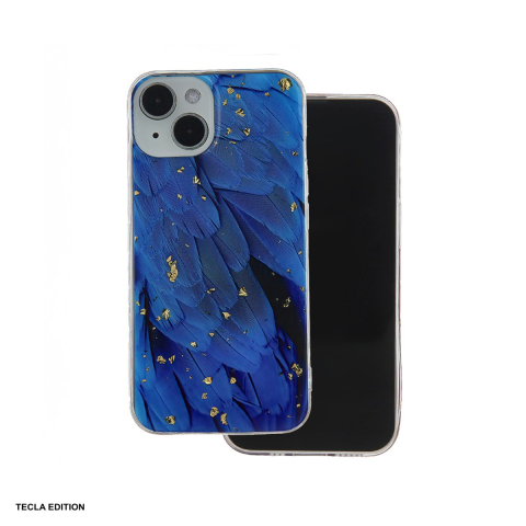 Huse si protectii pentru Samsung Galaxy A25 5G - Husa Gold Glam pentru Samsung Galaxy A25 5G (Global), Carcasa, Albastru