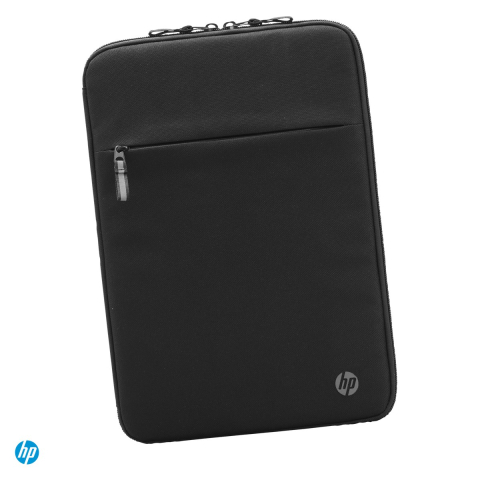 Accesorii IT - Husa laptop HP Renew Business 14.1-inch Laptop Sleeve pentru laptop 14,1 inch, buzunar RFID, fermoare blocabile, buzunar pentru tracker, 100% plastic ocean-bound, negru, 3E2U7AA