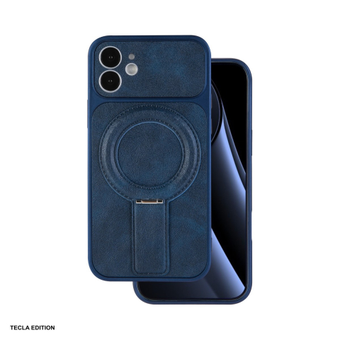 Huse si protectii pentru iPhone - Husa Luxgrip Mag pentru Apple iPhone 11, Carcasa magnetica, Bleumarin