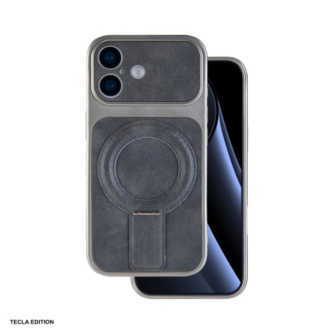 Huse si protectii pentru iPhone 16 - Husa Luxgrip Mag pentru Apple iPhone 16, Carcasa magnetica, Gri